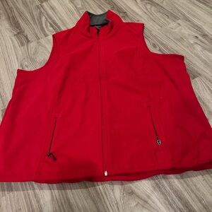 Lands' End Men's Vibrant Red Vest